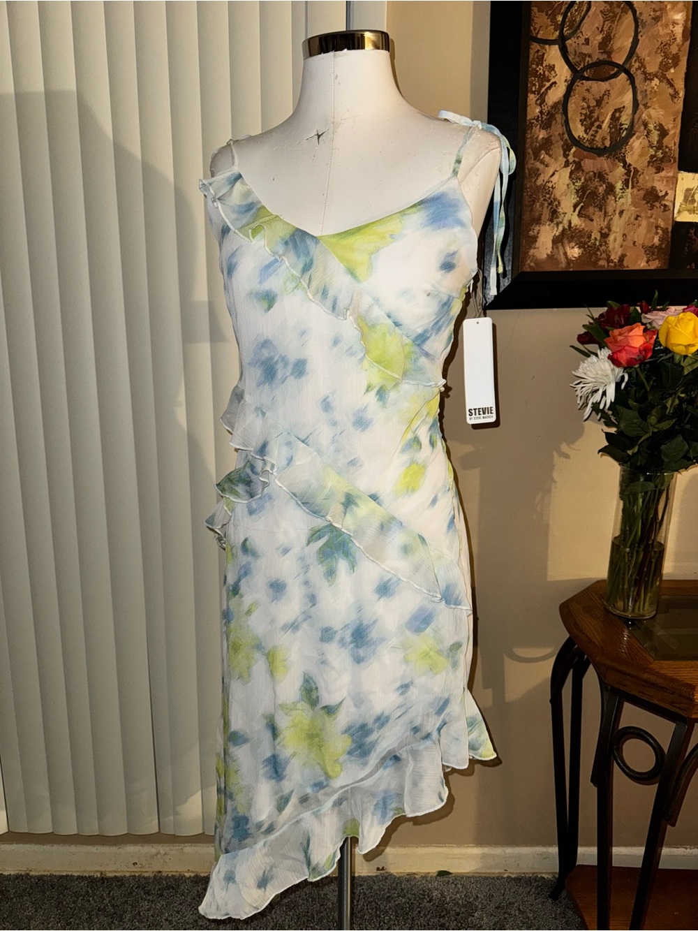 NWT floral asymmetrical dress
